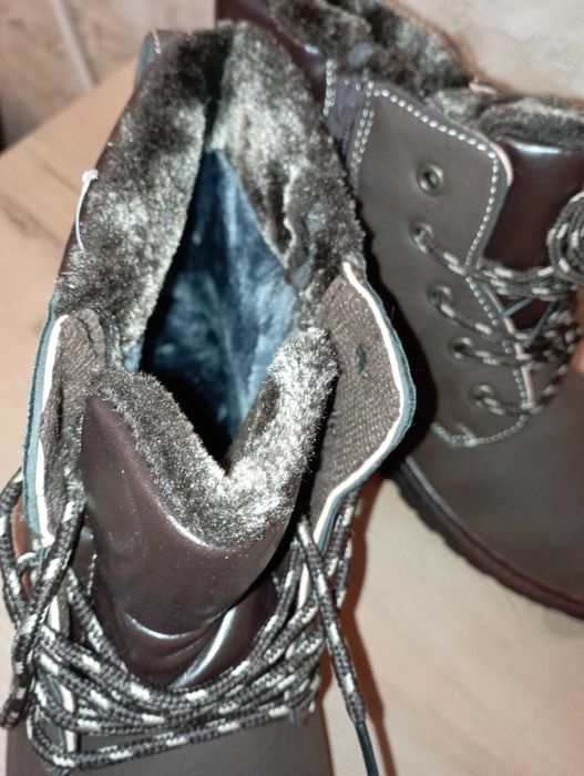 Нови топли мъжки боти № 43 – кафяви