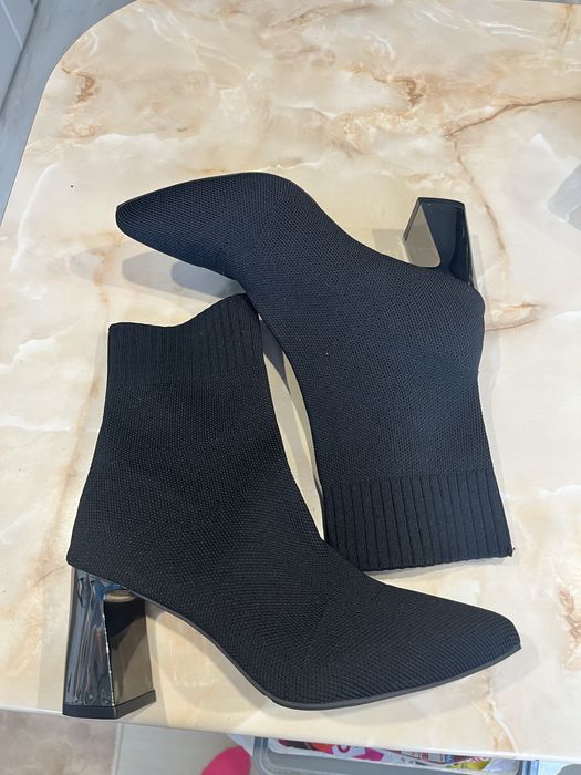 Дамски боти стреч материя 37