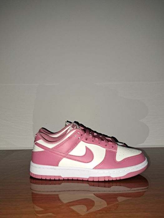 Nike Dunk Low (Roz/alb) – NOI (marime EUR 37.5 / CM 235)