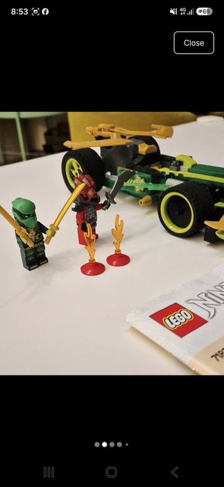 Lot 5 seturi LEGO Ninjago Dragons Rising (71828, 71829, 71810, 71864, 71840) + instrucțiuni