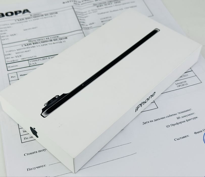 НАЛИЧЕН! Apple iPhone 17 Air 256GB Black 2г. Гаранция