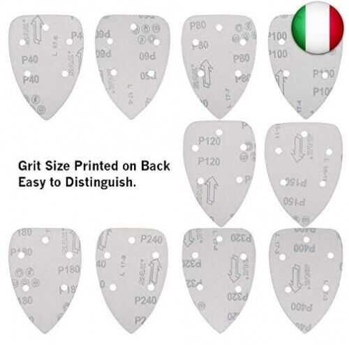 Hartie slefuit, 140x90mm, set de 60, 19 duritati diferite