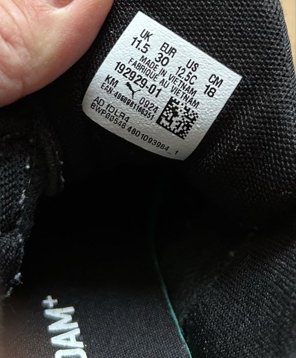 Маратонки PUMA Flyer Runner V PS, номер:30, 18см-ПЕРФЕКТНО СЪСТОЯНИЕ