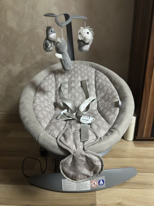 Бебешка  електрическа люлка-шезлонг 2в1 TOSCANA 360°