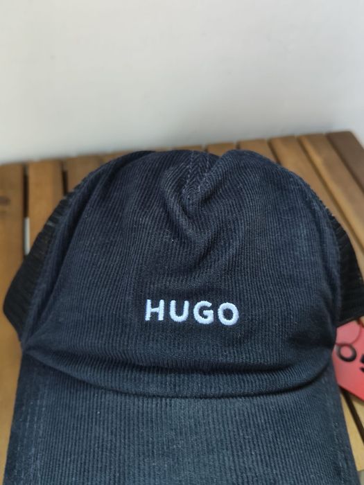 HUGO  Marsel-trucker CO sapca unisex neagea din material reiat si plasa marime OS noua originala