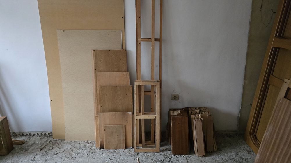 ПДЧ плоскости, раглобени мебели.