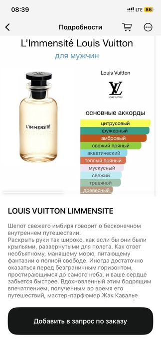 Парфюм спрей миск