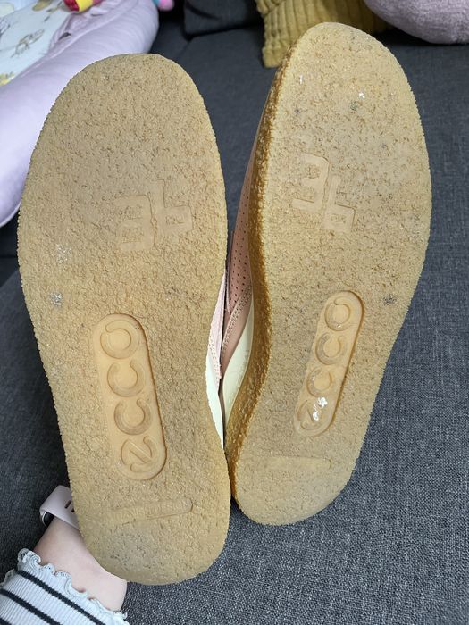 Pantofi Ecco din piele intoarsa