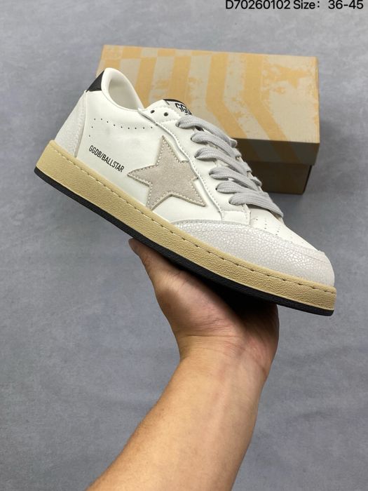 Натуральная кожа, кеды Golden goose