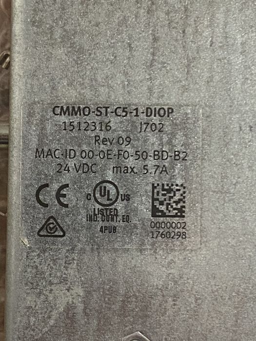 Contoller motor FESTO CMMO‑ST‑C5‑1‑DIOP