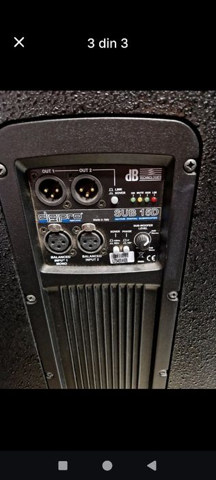 Bași activi Db technologies SUB 15D