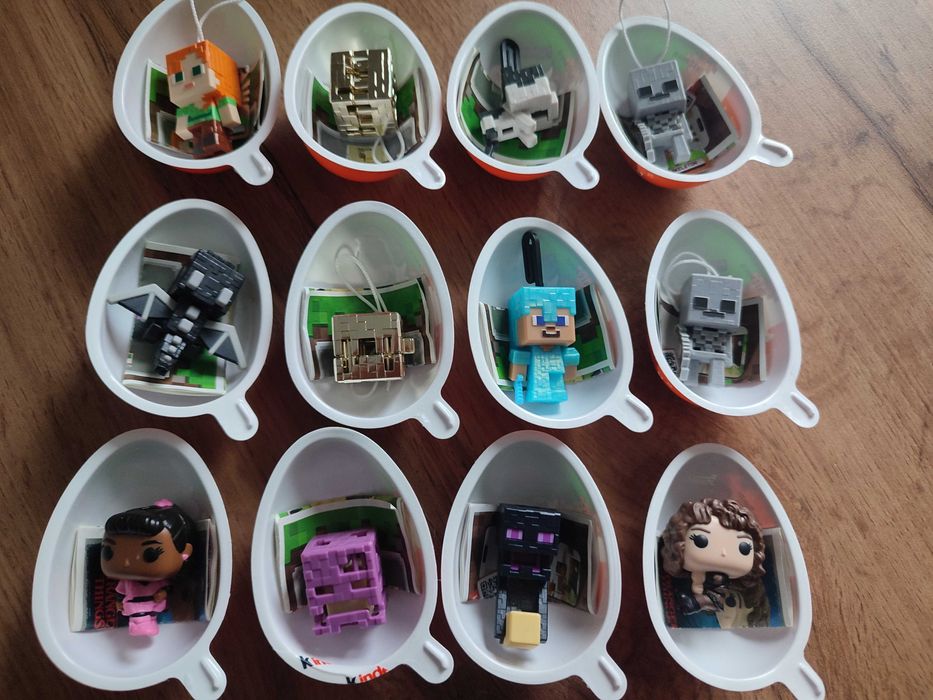 фигурки kinder joy minecraft