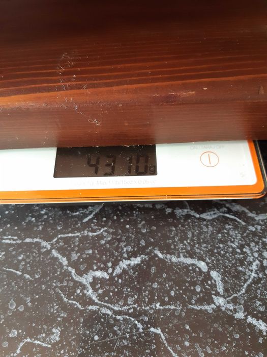 Suport din lemn masiv cu 3 suporturi, lung 50 cm si 4,3 kg