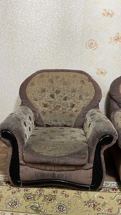 большой диван угловой с креслом