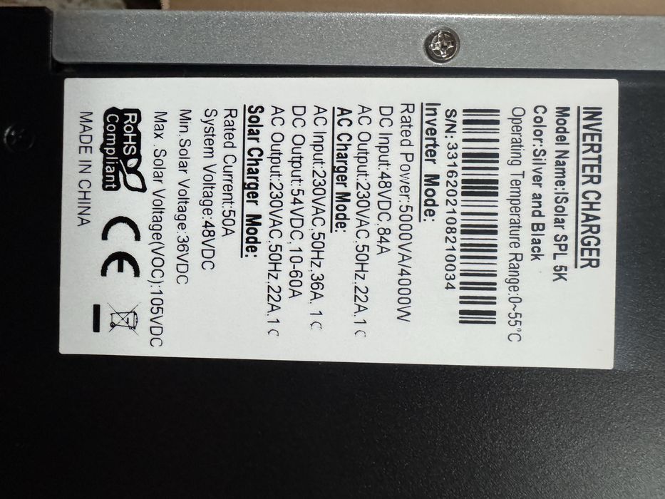 4000W Hybrid Solar Inverter, 24V/48V