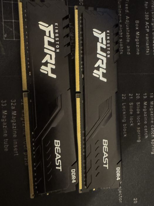 16 gb ram ddr4 kingston fury 2666mhz