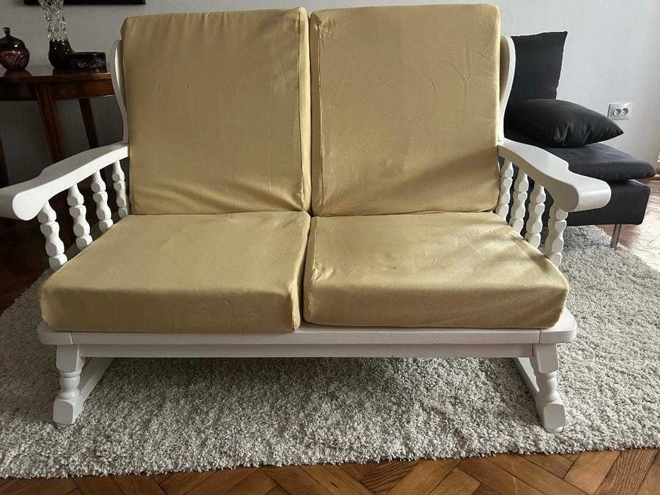 vand canapea din lemn de cires