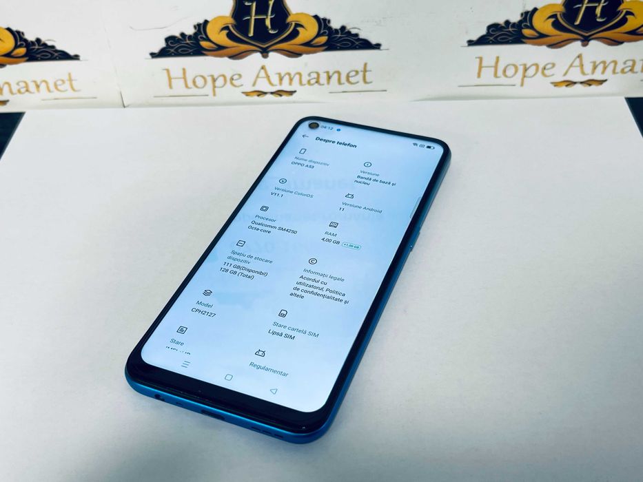 Hope Amanet P10/OPPO A53 128GB