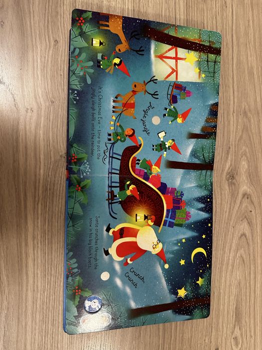 Carte interactivă cu sunete – Usborne Santa Sound Book