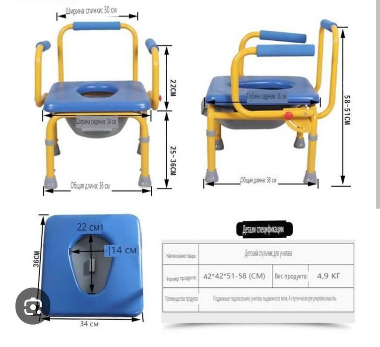 Детское кресло - туалет