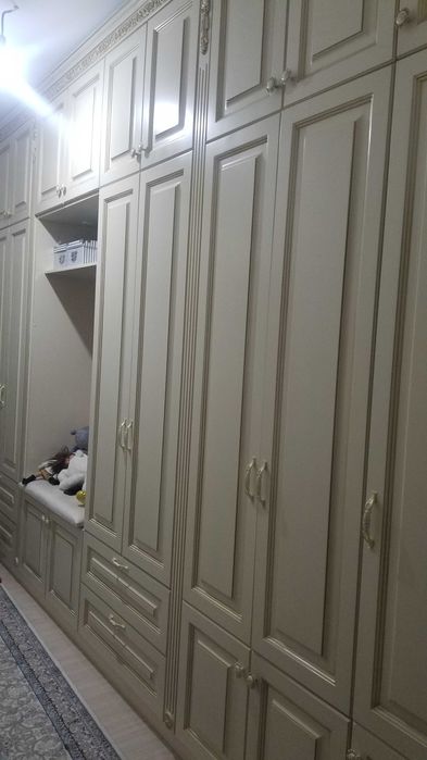 Кухни шпон крашеный мдф