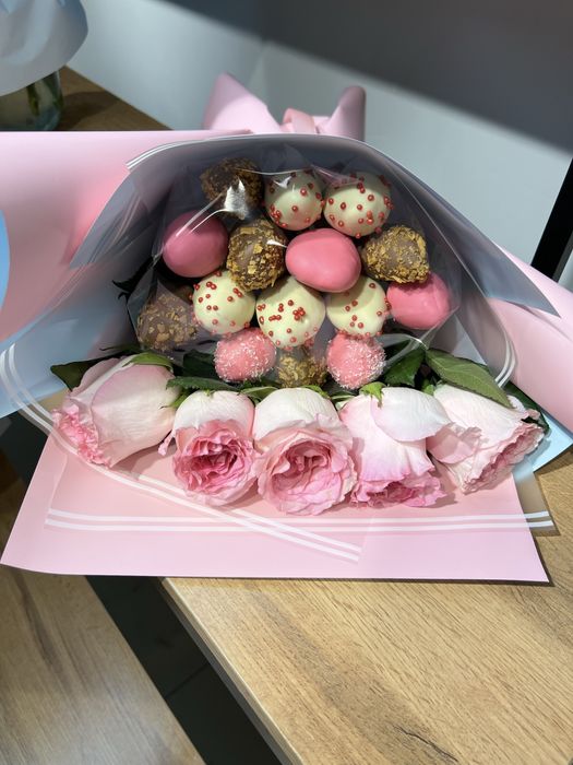 Букет из клубники в шоколаде