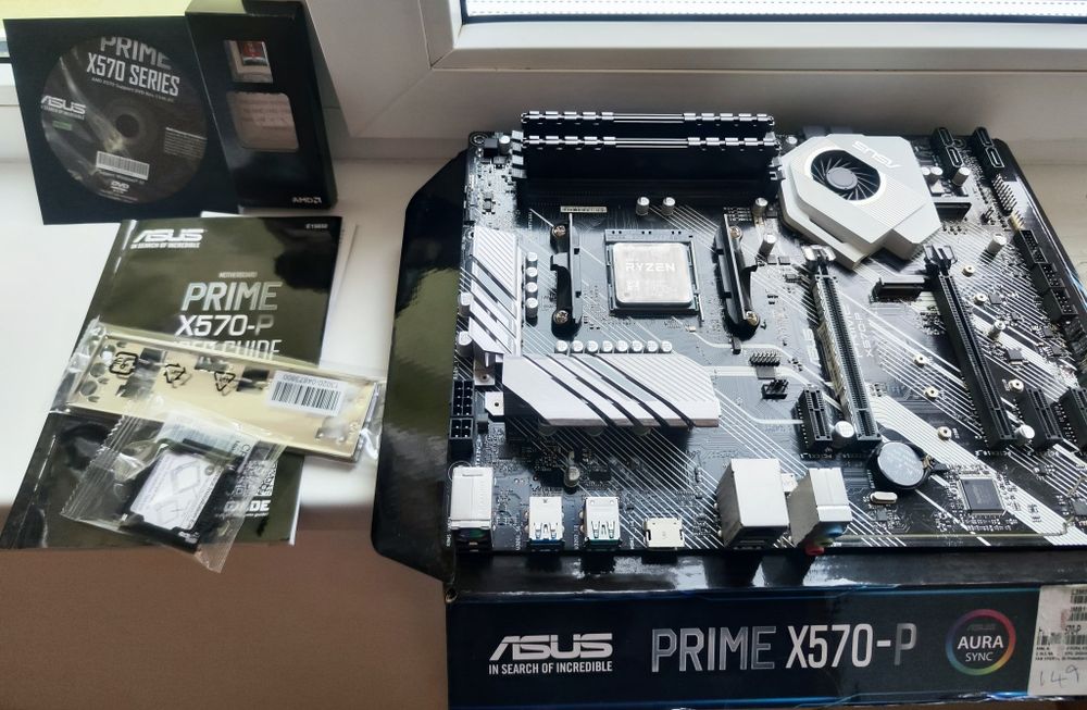 Kit ASUS Prime X570-P + Ryzen 5900X + 64 GB DDR4 3600 (2x32GB)