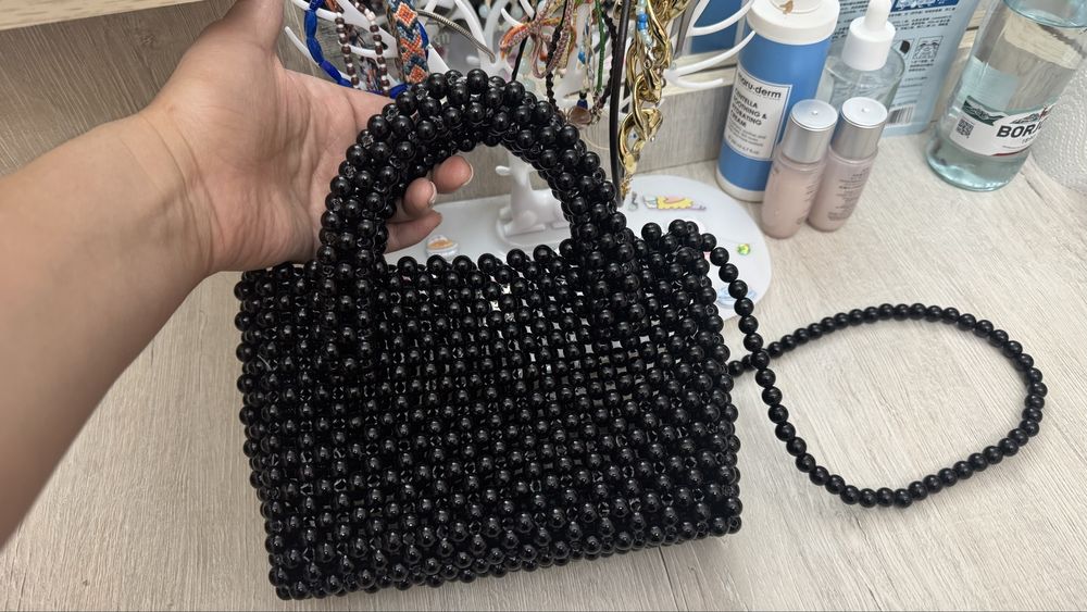 Сумочка из бусен