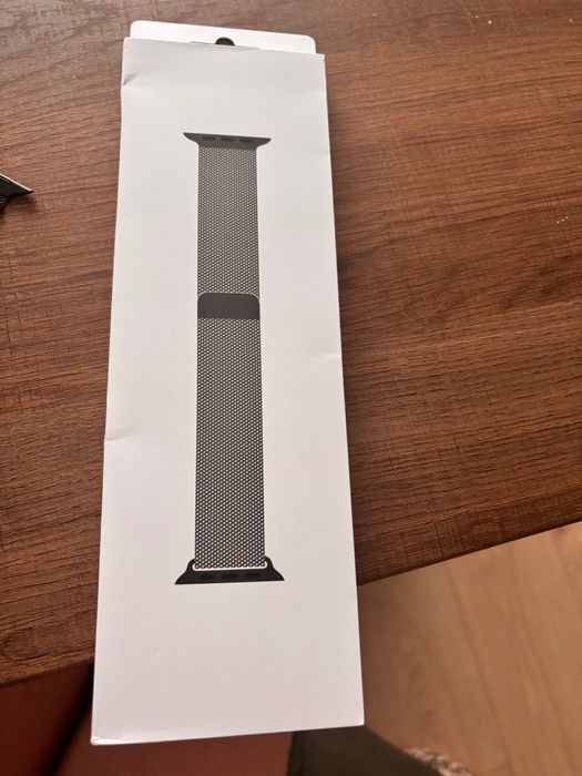Curea originală Apple Watch 46mm, Milanese Loop, Slate - S/M
