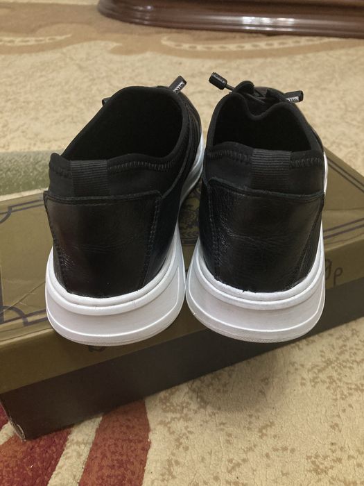 Кеды мужские кожа