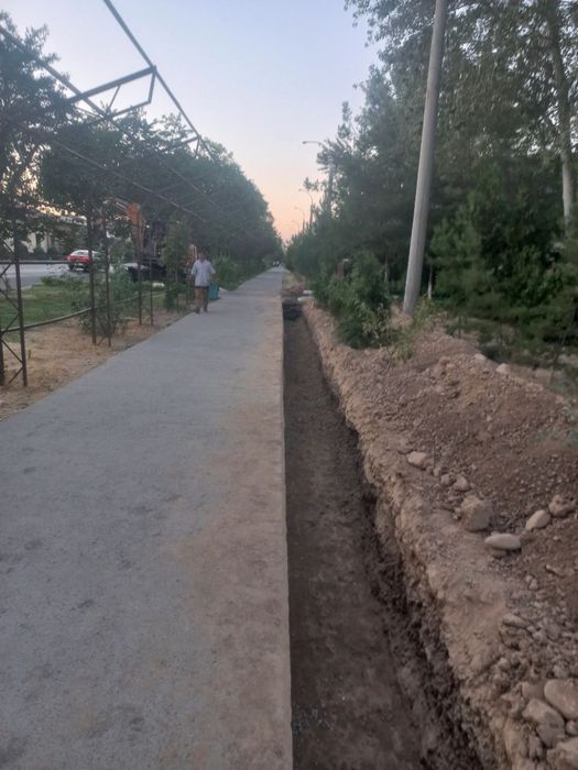 Траншея казибериш ручной подкоп