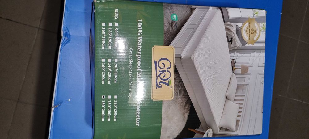 Protectie Saltea GRZ 180x200cm - 100% Waterproof - NOUA