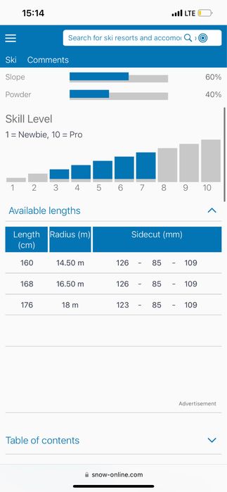 Ски all mountain Kastle DX85 160 см дълги