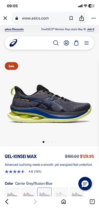 Asics GEL-Kinsei Max marimea 41.5