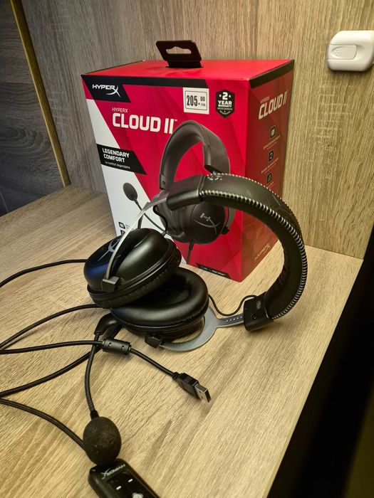 Гейминг слушалки HyperX - Cloud II, черни