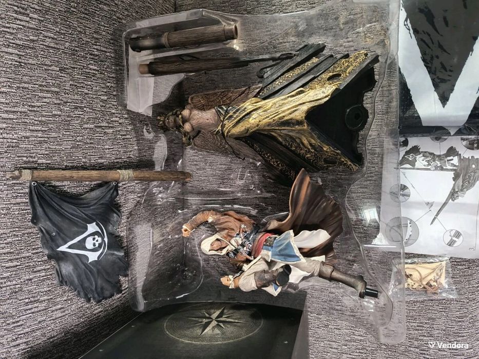 Assassin's Creed Black  Collector's Recynced PS5  si Black Chest PS4