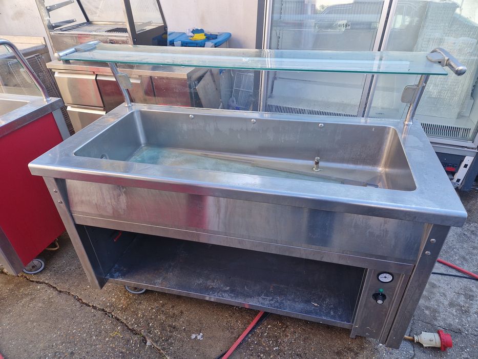 Vitrina rece, Saladeta din inox, stare foarte buna