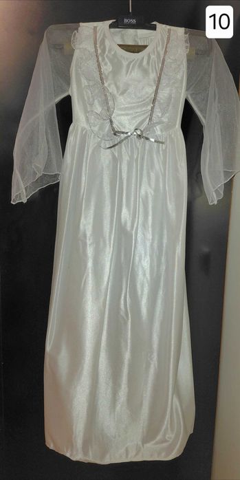 Рокля на ангел с крила и ореол