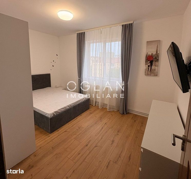 Apartament 3 cam. balcon, mobilat/utilat – Rahovei,  COMISION 0%