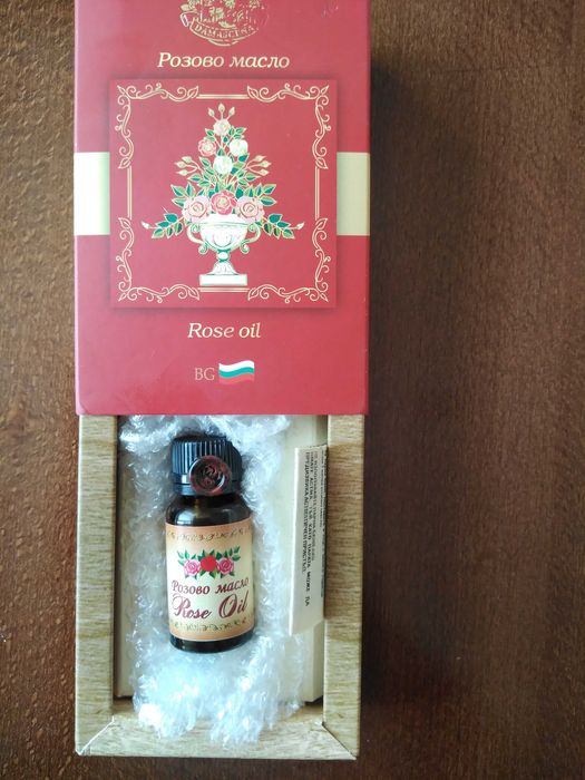 100% Натурално розово масло Bulgarian Rose 5 мл