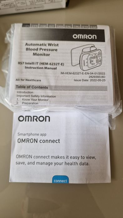 Omron RS7 Intelli IT Апарат за измерване на кръвно налягане на китката