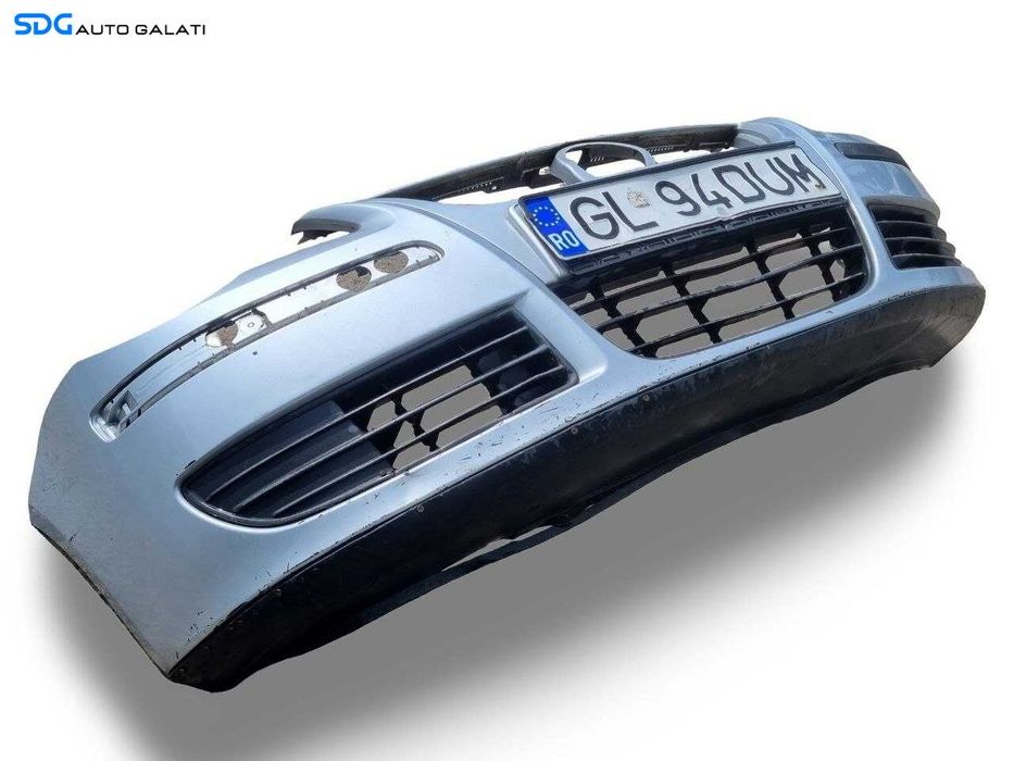 Bara Spoiler Fata Completa FARA Grila cu Emblema Volkswagen Polo 9N 9N3 2005 - 2008 (Prezinta Defecte Imperfectiuni) [LC4325]