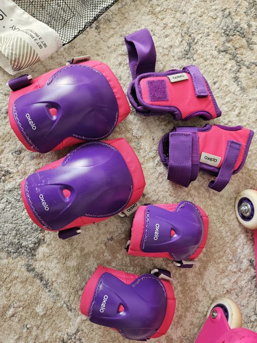 Set role copii + casca + protectii coate, palme si genunchi