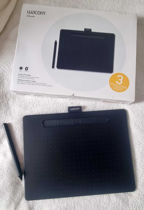 Tableta Grafica Wacom Intuos M Black - USB, Bluetooth