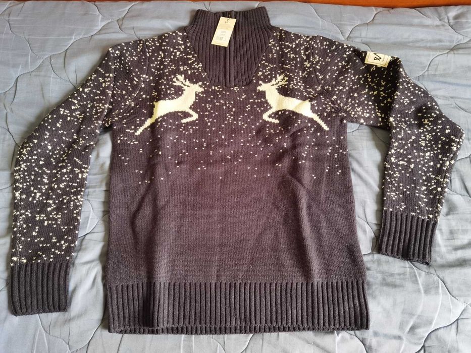 Унисекс норвежки вълнен пуловер, 3 броя,65% отстъпка до края на месеца