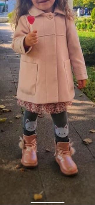 Детско пролетно есенно палто размер 80 - 1 годинка за момиче