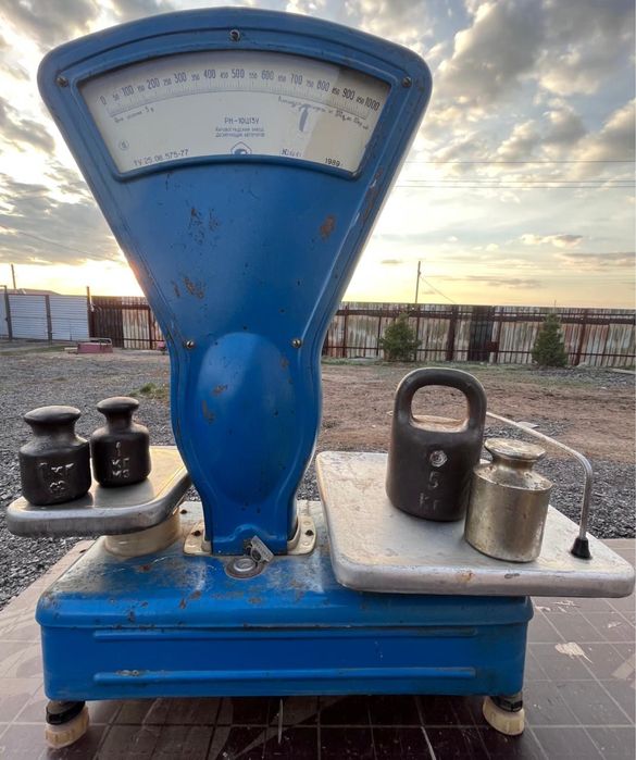 Весы СССР, есть гири