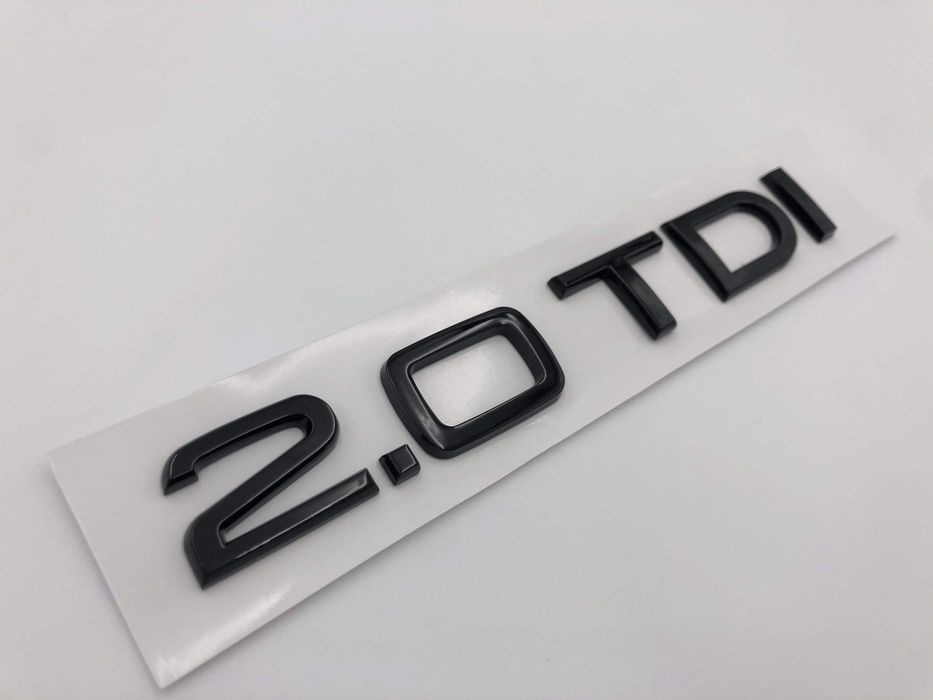 Emblema Audi 2.0 TDI spate negru
