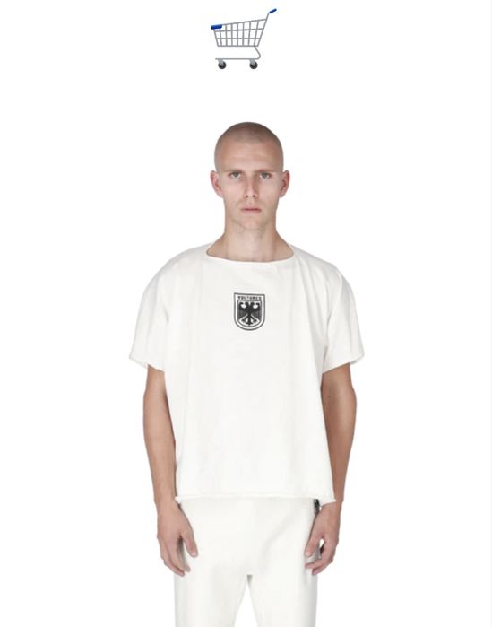 YZY x Gosha Rubchinskiy wultures white tee