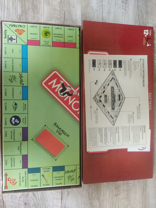 monopoliya oyini bolalarni aqlini rivojlantiradi narhi 160000 ming som